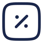 Sale Square SVG Icon